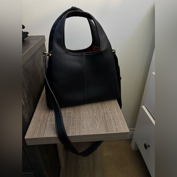 Coach Black Lana Leather Handbag - Picture 3 of 6